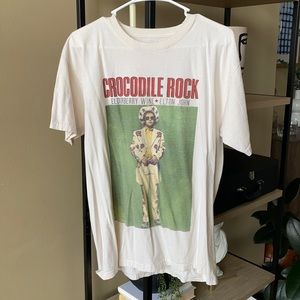 Elton John graphic tee
